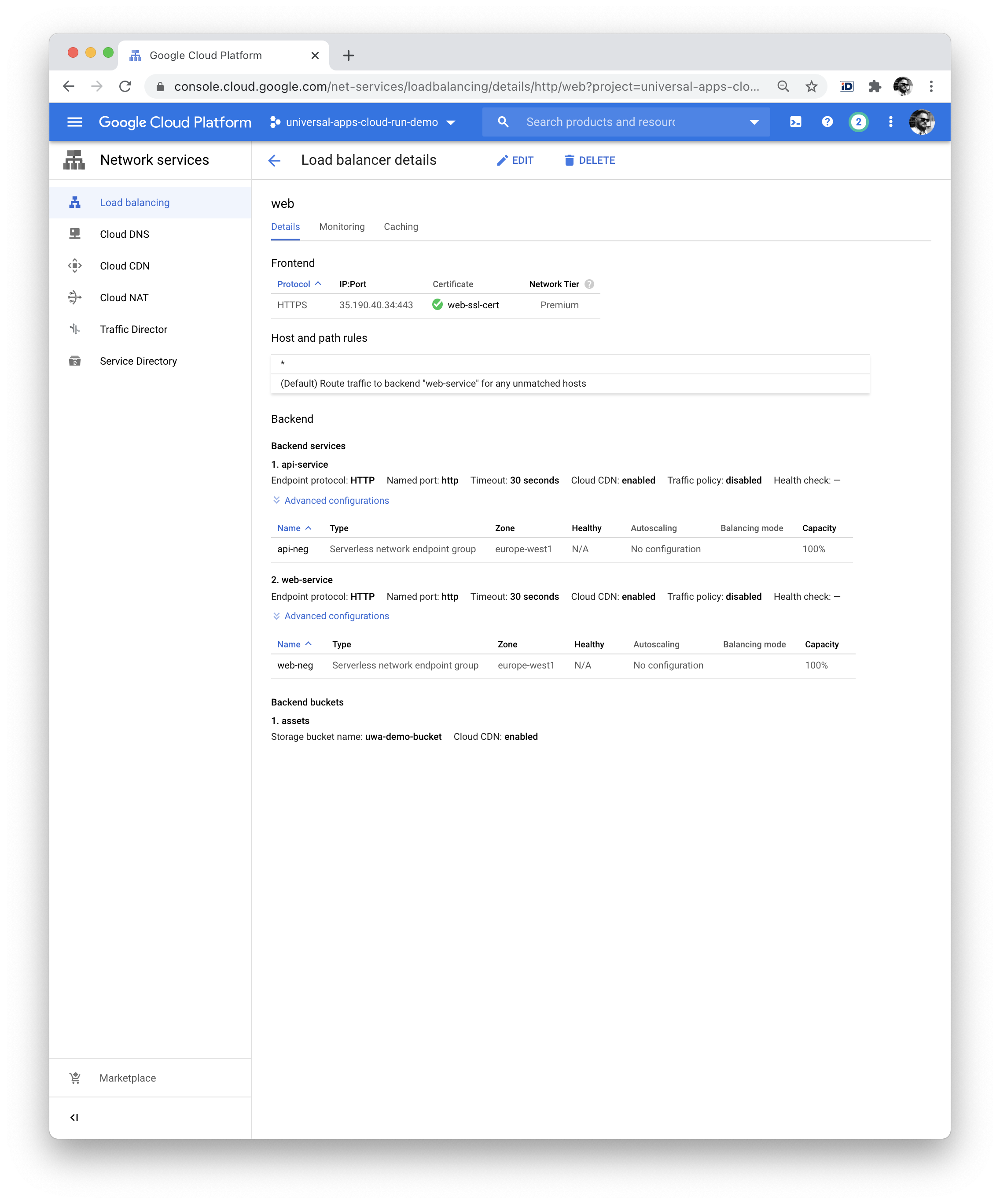 load balancer verification